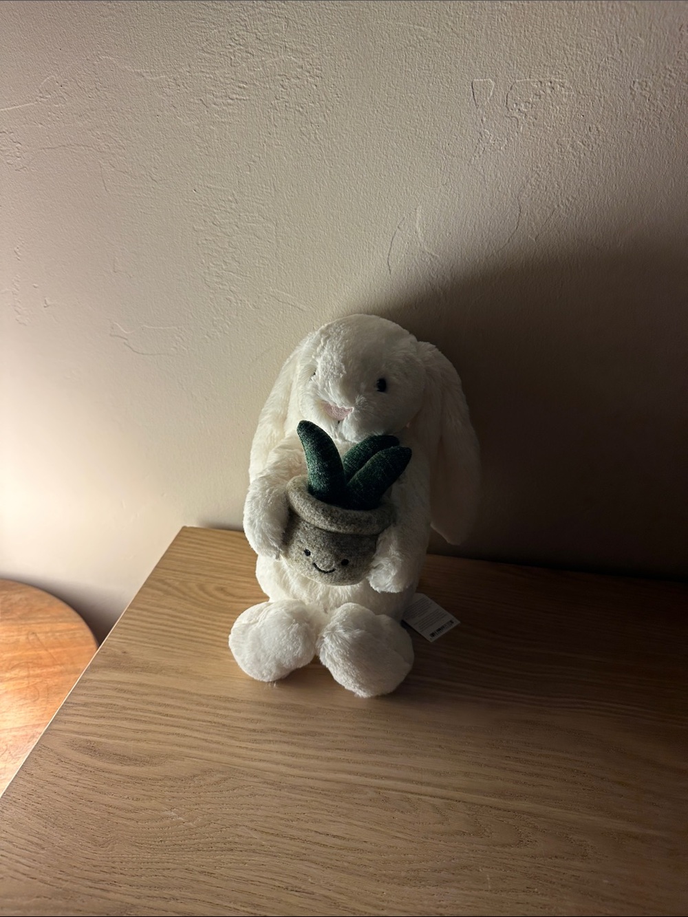 Jellycat bushful bunny with plant